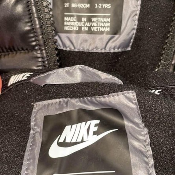 BRAND NEW toddler boy girl Nike just do it logo jacket size 2T 3T 4T 4XS - Picture 9 of 10